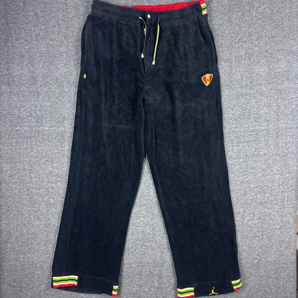 Jordan Nike Jogger Pants Men XXL Vintage Y2K Warmup Training Baggy Terry African